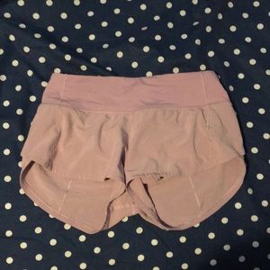 Lululemon speed shorts